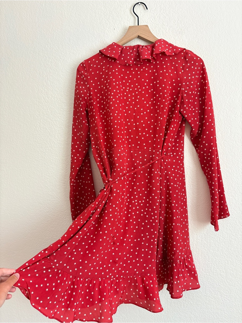 Realisation Par Silk Polka Dot Red Dress - Picture 7 of 10